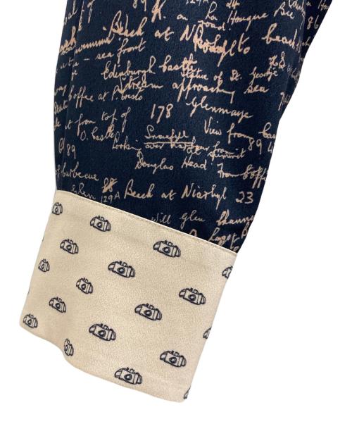 PAUL SMITH（ポールスミス）PAUL SMITH (ポールスミス) Slide Notes ブロッキング ワンピース ネイビー サイズ:Mの古着・服飾アイテム