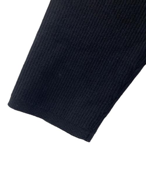 JUSGLITTY（ジャスグリッティー）JUSGLITTY (ジャスグリッティー) エンブロイダリーフラワードッキングワンピース ブラック×ベージュ サイズ:Sの古着・服飾アイテム