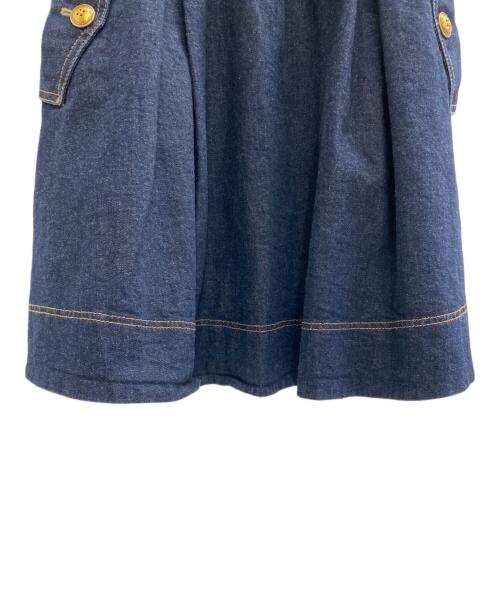 BURBERRY BLUE LABEL（バーバリー ブルー レーベル）BURBERRY BLUE LABEL (バーバリー ブルー レーベル) 長袖ワンピース ブルー サイズ:38の古着・服飾アイテム