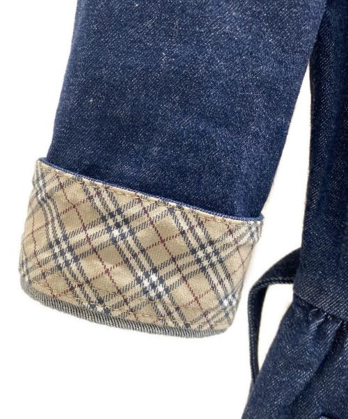 BURBERRY BLUE LABEL（バーバリー ブルー レーベル）BURBERRY BLUE LABEL (バーバリー ブルー レーベル) 長袖ワンピース ブルー サイズ:38の古着・服飾アイテム