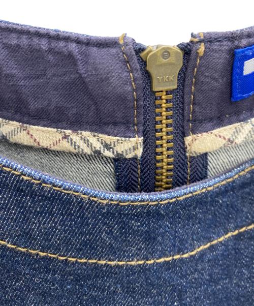 BURBERRY BLUE LABEL（バーバリー ブルー レーベル）BURBERRY BLUE LABEL (バーバリー ブルー レーベル) 長袖ワンピース ブルー サイズ:38の古着・服飾アイテム