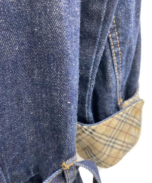 BURBERRY BLUE LABEL（バーバリー ブルー レーベル）BURBERRY BLUE LABEL (バーバリー ブルー レーベル) 長袖ワンピース ブルー サイズ:38の古着・服飾アイテム