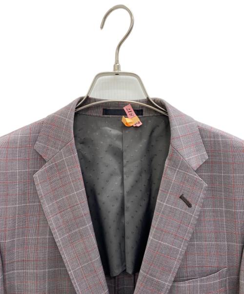 LESLIEGRANT（レスリーグラント）LESLIEGRANT (レスリーグラント) テーラードジャケット レッド×グレー サイズ:AB5の古着・服飾アイテム