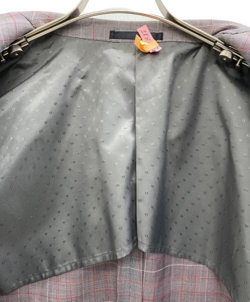 LESLIEGRANT（レスリーグラント）LESLIEGRANT (レスリーグラント) テーラードジャケット レッド×グレー サイズ:AB5の古着・服飾アイテム