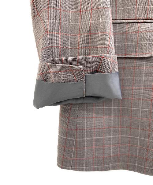 LESLIEGRANT（レスリーグラント）LESLIEGRANT (レスリーグラント) テーラードジャケット レッド×グレー サイズ:AB5の古着・服飾アイテム