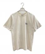 stussyステューシー）の古着「半袖カットソー」｜ベージュ