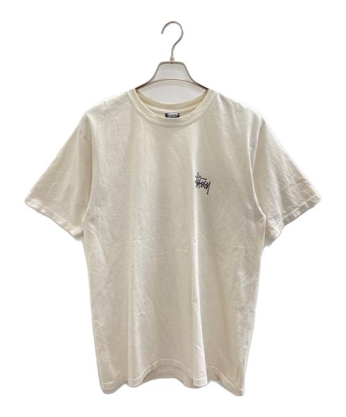 stussy（ステューシー）stussy (ステューシー) 半袖カットソー ベージュ サイズ:Mの古着・服飾アイテム