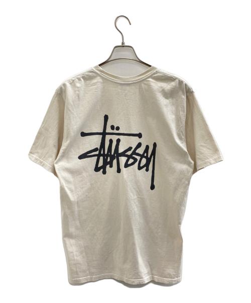 stussy（ステューシー）stussy (ステューシー) 半袖カットソー ベージュ サイズ:Mの古着・服飾アイテム