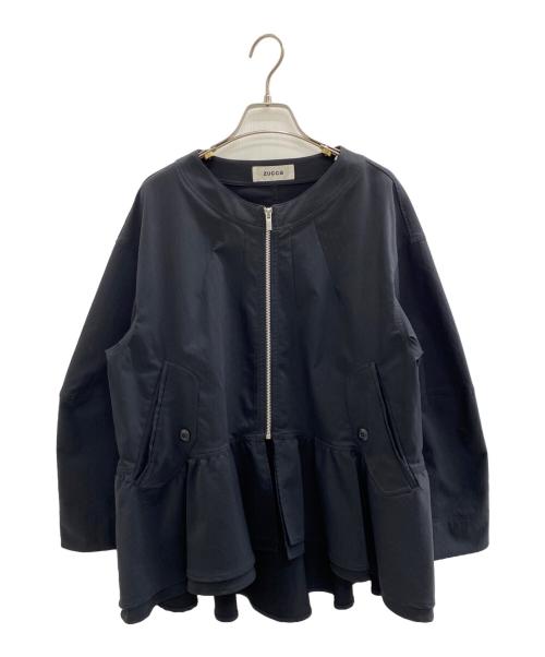 ZUCCA（ズッカ）ZUCCA (ズッカ) ジップアップジャケット ブラック サイズ:Mの古着・服飾アイテム