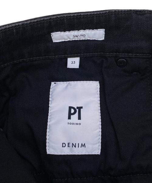 PT TORINO（ピーティートリノ）PT TORINO (ピーティートリノ) デニムパンツ ブラック サイズ:33の古着・服飾アイテム