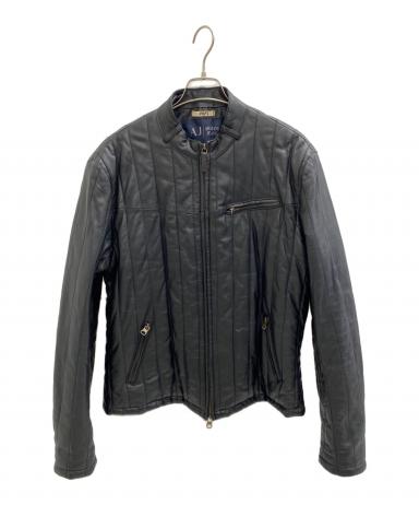 中古・古着通販】ARMANI JEANS (アルマーニジーンズ) レザージャケット
