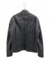 ARMANI JEANS (アルマーニジーンズ) レザージャケット ブラック サイズ:XXL：20000円