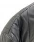 中古・古着 ARMANI JEANS (アルマーニジーンズ) レザージャケット ブラック サイズ:XXL：20000円