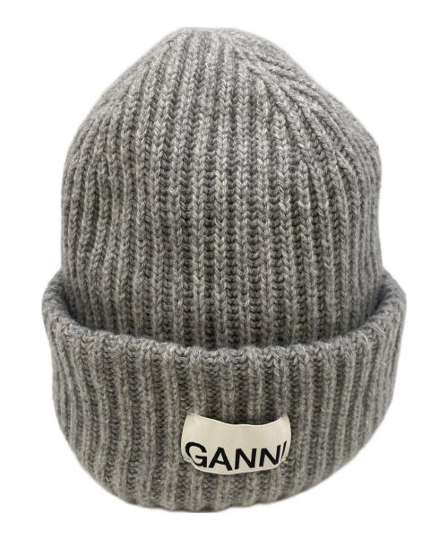 GANNI（ガニー）Ganni (ガニー) ニット帽 グレーの古着・服飾アイテム