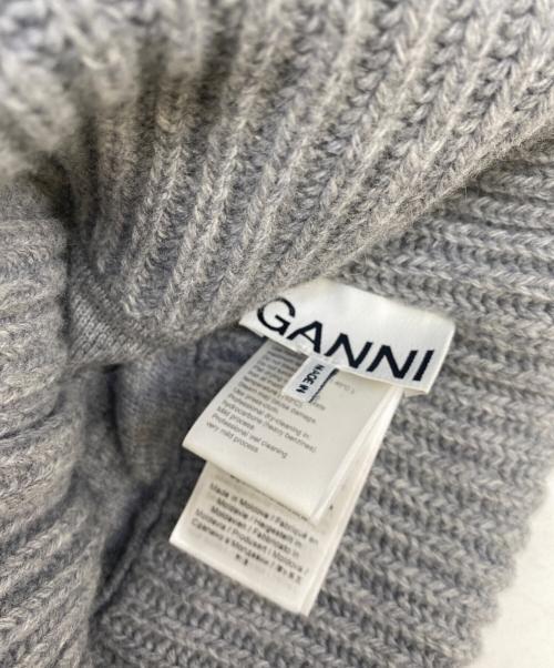 GANNI（ガニー）Ganni (ガニー) ニット帽 グレーの古着・服飾アイテム