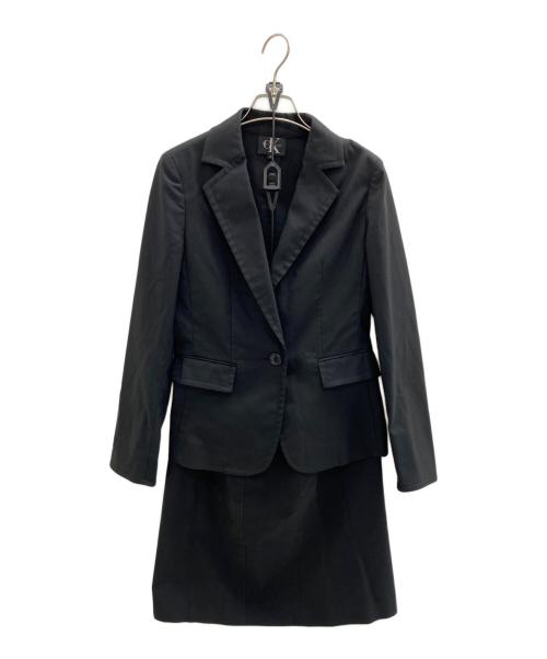 Calvin Klein（カルバンクライン）Calvin Klein (カルバンクライン) セットアップスーツ ブラック サイズ:4の古着・服飾アイテム