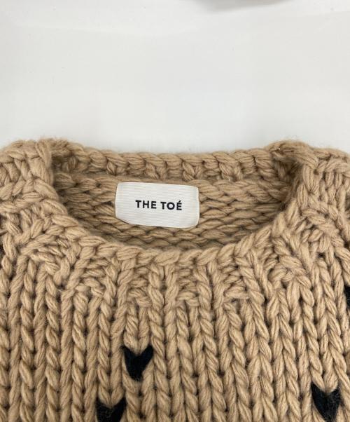 THE TOE（ザ・トゥー）THE TOE (ザ・トゥー) Notting Hill Heart Knit ブラウン サイズ:Sの古着・服飾アイテム