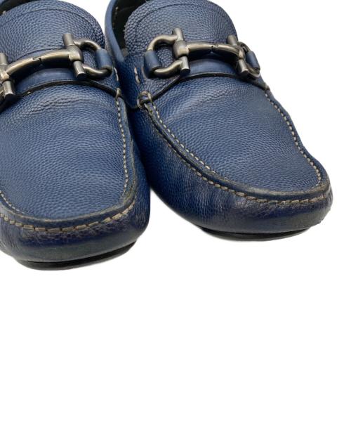 Salvatore Ferragamo（サルヴァトーレ フェラガモ）Salvatore Ferragamo (サルヴァトーレ フェラガモ) ローファー ブルー サイズ:7の古着・服飾アイテム