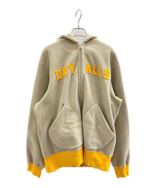 HUMAN MADE（ヒューマンメイド）HUMAN MADE (ヒューマンメイド) ハーフジップパーカー カーキ サイズ:XXLの古着・服飾アイテム