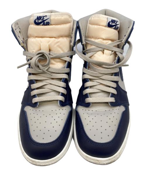 NIKE（ナイキ）NIKE (ナイキ) ハイカットスニーカー グレー×ネイビー サイズ:27の古着・服飾アイテム