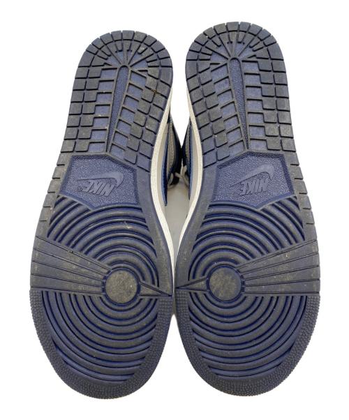 NIKE（ナイキ）NIKE (ナイキ) ハイカットスニーカー グレー×ネイビー サイズ:27の古着・服飾アイテム