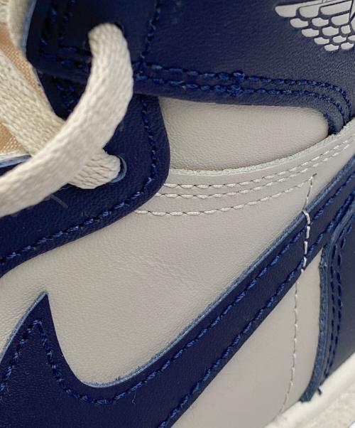 NIKE（ナイキ）NIKE (ナイキ) ハイカットスニーカー グレー×ネイビー サイズ:27の古着・服飾アイテム