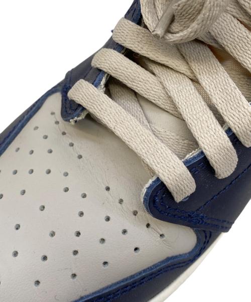 NIKE（ナイキ）NIKE (ナイキ) ハイカットスニーカー グレー×ネイビー サイズ:27の古着・服飾アイテム