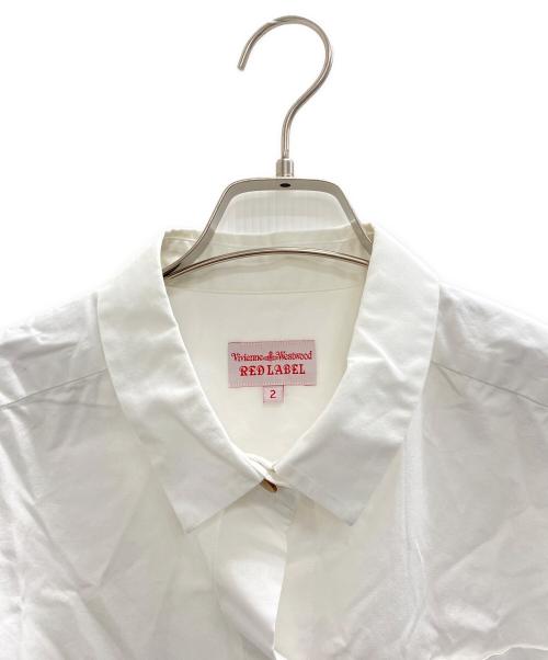 Vivienne Westwood RED LABEL（ヴィヴィアンウエストウッドレッドレーベル）Vivienne Westwood RED LABEL (ヴィヴィアンウエストウッドレッドレーベル) 半袖シャツ ホワイト サイズ:2の古着・服飾アイテム