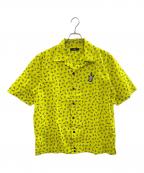 DIESELディーゼル）の古着「Acid Yellow Psych3 Short Sleeve Shirt」｜イエロー