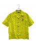 DIESEL（ディーゼル）の古着「Acid Yellow Psych3 Short Sleeve Shirt」｜イエロー