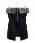 JOSEMOON (ジョゼムーン) LEATHER FLAP BUSTIER ブラック サイズ:M：5000円