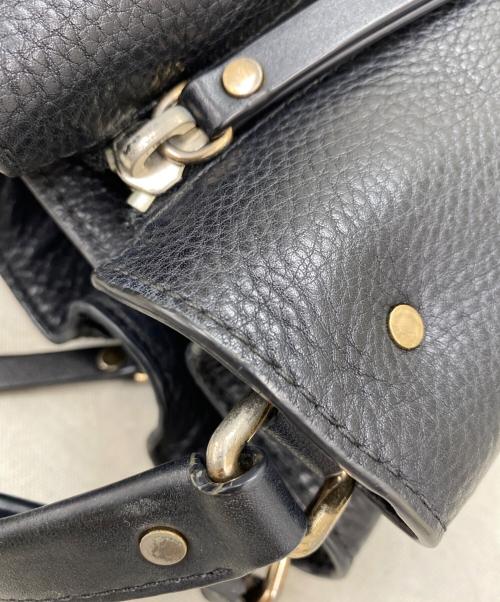 BURBERRY（バーバリー）BURBERRY (バーバリー) セミショルダーバッグ ブラックの古着・服飾アイテム