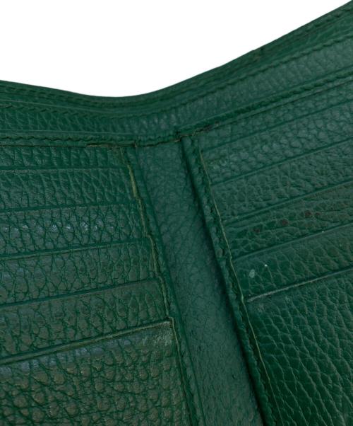 GUCCI（グッチ）GUCCI (グッチ) 2つ折り財布 グリーンの古着・服飾アイテム