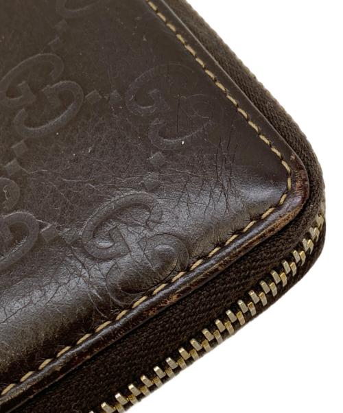 GUCCI（グッチ）GUCCI (グッチ) 長財布 ブラウンの古着・服飾アイテム