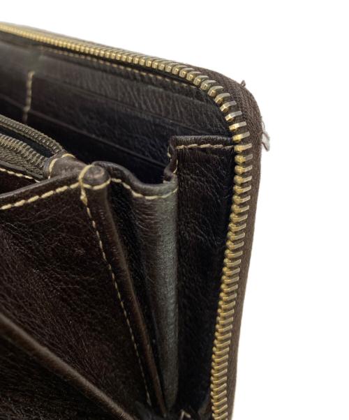 GUCCI（グッチ）GUCCI (グッチ) 長財布 ブラウンの古着・服飾アイテム