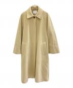 BEAUTY&YOUTH UNITED ARROWSビューティーアンドユースユナイテッドアローズ）の古着「モッサワイドスリーブステンカラーコート」｜ベージュ