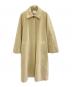 BEAUTY&YOUTH UNITED ARROWS（ビューティーアンドユースユナイテッドアローズ）の古着「モッサワイドスリーブステンカラーコート」｜ベージュ