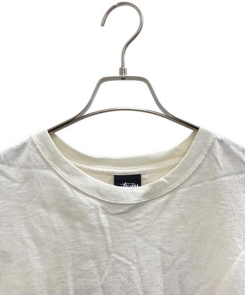 stussy（ステューシー）stussy (ステューシー) 半袖カットソー ホワイト サイズ:Lの古着・服飾アイテム