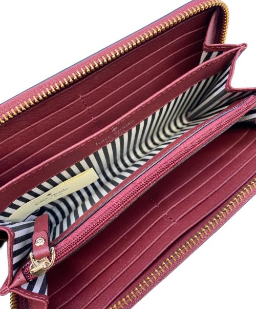 Kate Spade（ケイトスペード）Kate Spade (ケイトスペード) ラージ コンチネンタル ウォレット レッドの古着・服飾アイテム