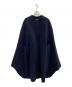 IENA LA BOUCLE（イエナ ラ ブークル）の古着「ダブルフェイスボートネックケープコート」｜ネイビー