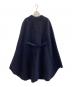 IENA LA BOUCLE (イエナ ラ ブークル) ダブルフェイスボートネックケープコート ネイビー サイズ:不明：10000円