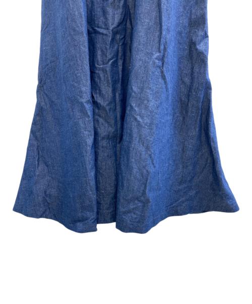 SACRA（サクラ）SACRA (サクラ) ダンガリー キャミソールワンピース インディゴ サイズ:38の古着・服飾アイテム