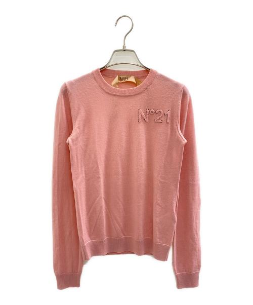 N°21（ヌメロヴェントゥーノ）N°21 (ヌメロヴェントゥーノ) 薄手ニット ピンク サイズ:不明の古着・服飾アイテム