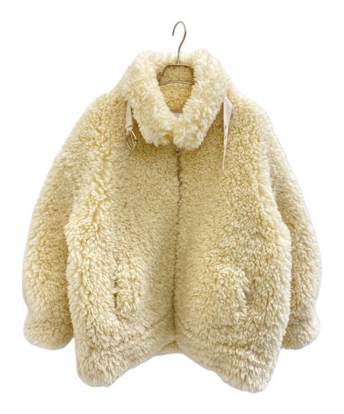 epine（エピヌ）epine (エピヌ) sheep mouton coat ベージュ サイズ:Freeの古着・服飾アイテム