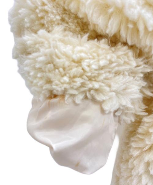 epine（エピヌ）epine (エピヌ) sheep mouton coat ベージュ サイズ:Freeの古着・服飾アイテム