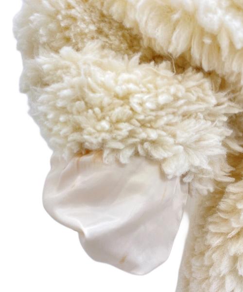 epine（エピヌ）epine (エピヌ) sheep mouton coat ベージュ サイズ:Freeの古着・服飾アイテム