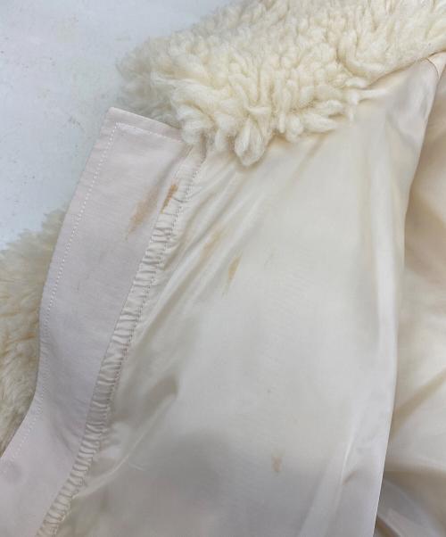 epine（エピヌ）epine (エピヌ) sheep mouton coat ベージュ サイズ:Freeの古着・服飾アイテム