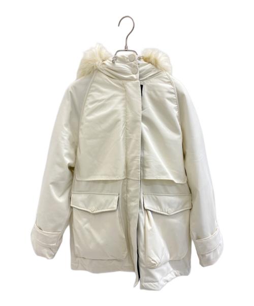 AMAIL（アマイル）AMAIL (アマイル) Snowman bulky coat ホワイト サイズ:Freeの古着・服飾アイテム