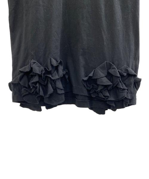 COMME des GARCONS COMME des GARCONS（コムデギャルソン コムデギャルソン）COMME des GARCONS COMME des GARCONS (コムデギャルソン コムデギャルソン) フリルデザインタンクトップ ブラック サイズ:Sの古着・服飾アイテム