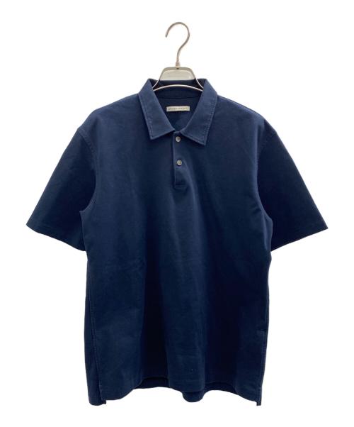 UNITED ARROWS（ユナイテッドアローズ）UNITED ARROWS (ユナイテッドアローズ) ポンチ ポロシャツ UA COZY ―抗菌防臭・接触冷感― ネイビー サイズ:Lの古着・服飾アイテム